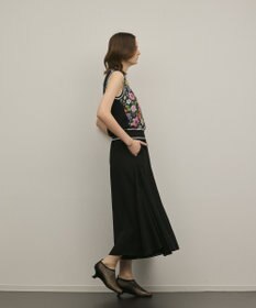 GRACE CONTINENTAL フラワープリントニットトップ