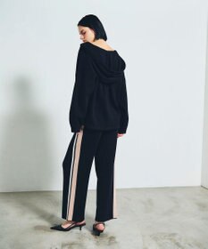 GRACE CONTINENTAL サイドラインニットパンツ