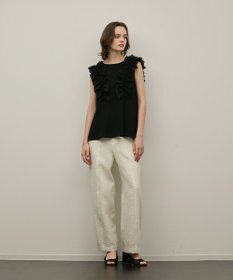 GRACE CONTINENTAL フリル切替カットトップ
