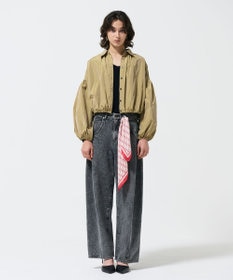 GRACE CONTINENTAL タフタギャザーシャツ