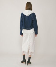 GRACE CONTINENTAL ドットチュールタイトスカート