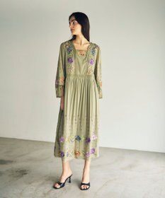 フラワー刺繍エスニックワンピース / GRACE CONTINENTAL | GRACE