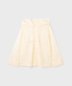 GRACE CONTINENTAL キカレースフード付トップ