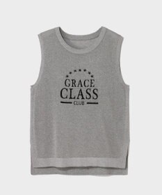 GRACE CONTINENTAL ラメジャガードノースリーブ