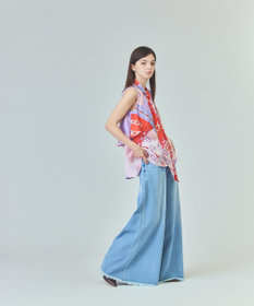 GRACE CONTINENTAL バギーデニムパンツ