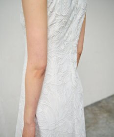 GRACE CONTINENTAL ケミカルリーフドレス