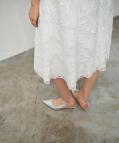 GRACE CONTINENTAL ケミカルリーフドレス