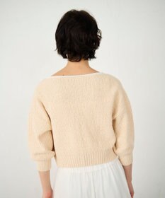 GRACE CONTINENTAL バイカラールーズニットカーディガン