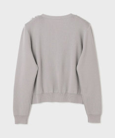 GRACE CONTINENTAL ギャザーフリルニットカーディガン