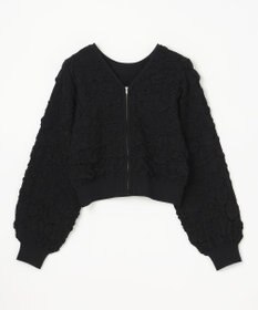 GRACE CONTINENTAL フクレジャガードニットトップ