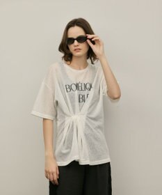 GRACE CONTINENTAL タックロゴTシャツ