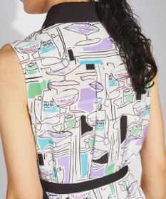 LOUDMOUTH ビールカクテルプリントワンピース 日本の直営店舗 Loudmouth ビールカクテルプリント ワンピース