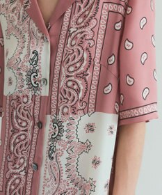 GRACE CONTINENTAL バンダナプリントシャツドレス