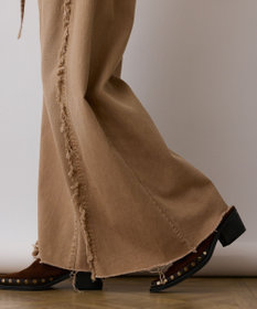 GRACE CONTINENTAL フリンジバギーパンツ