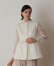 GRACE CONTINENTAL ダンボールニットジレジャケット