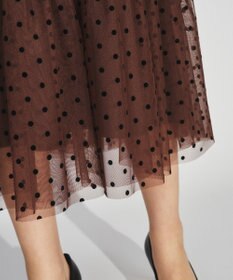 ドットチュールワンピース / GRACE CONTINENTAL | GRACE ドットチュールワンピース / GRACE CONTINENTAL | GRACE