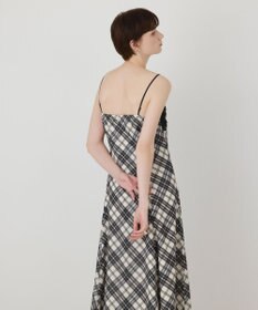 GRACE CONTINENTAL チェックプリントキャミワンピース