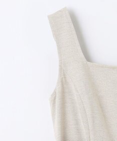 GRACE CONTINENTAL 麻調ベルトサロペット