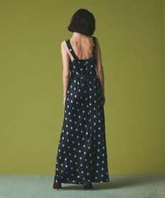GRACE CONTINENTAL ドットジャガードドレス