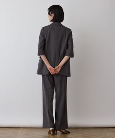 GRACE CONTINENTAL スラブストレッチタックパンツ