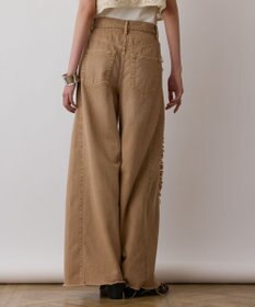 GRACE CONTINENTAL フリンジバギーパンツ