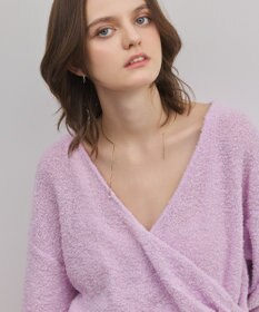 GRACE CONTINENTAL カシュクールニットトップ