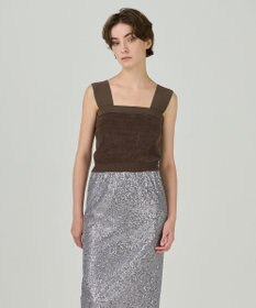 GRACE CONTINENTAL モールニットベアトップ