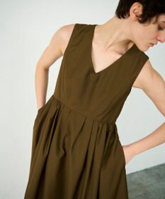 GRACE CONTINENTAL タックフレアロングワンピース