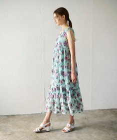 GRACE CONTINENTAL エスニックフラワー刺繍ワンピース
