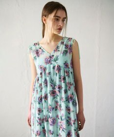GRACE CONTINENTAL エスニックフラワー刺繍ワンピース