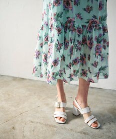 GRACE CONTINENTAL エスニックフラワー刺繍ワンピース