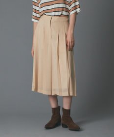 GRACE CONTINENTAL プリーツキュロットパンツ