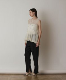 GRACE CONTINENTAL バルーンチュールトップ