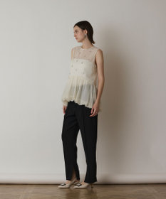 GRACE CONTINENTAL バルーンチュールトップ