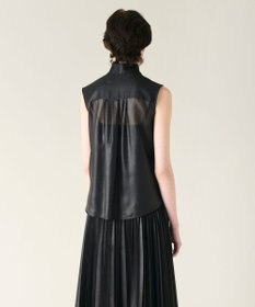 GRACE CONTINENTAL チンツボウタイノースリーブブラウス