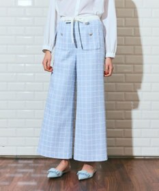 GRACE CONTINENTAL ツイードイージーパンツ