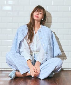 GRACE CONTINENTAL ツイードイージーパンツ