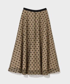 GRACE CONTINENTAL ドットembチュールスカート