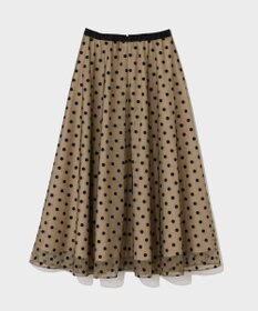 GRACE CONTINENTAL ドットembチュールスカート