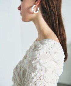 GRACE CONTINENTAL フクレジャガードニットトップ