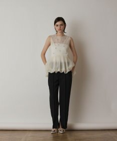 GRACE CONTINENTAL バルーンチュールトップ