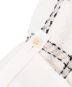 GRACE CONTINENTAL チェックツイードショートジャケット