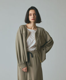 GRACE CONTINENTAL トリアセジャージジャケット