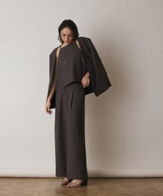 GRACE CONTINENTAL バックシャンノーカラージャケット