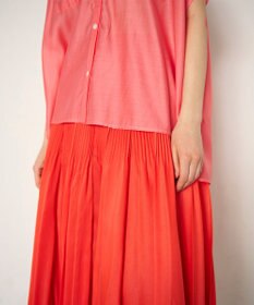 GRACE CONTINENTAL オーガンジープリーツスカート