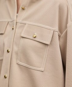 GRACE CONTINENTAL ジャージビッグシャツ