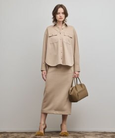 GRACE CONTINENTAL ジャージビッグシャツ