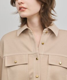 GRACE CONTINENTAL ジャージビッグシャツ