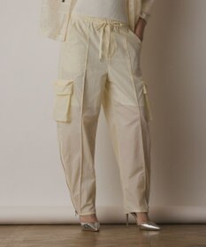 GRACE CONTINENTAL ナイロンジップカーゴパンツ