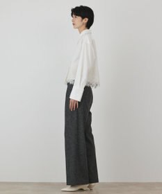 GRACE CONTINENTAL レースヘムシャツ